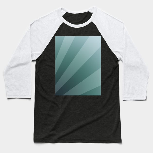 Aqua Diagonal Stripes Baseball T-Shirt by Blackmoonrose13